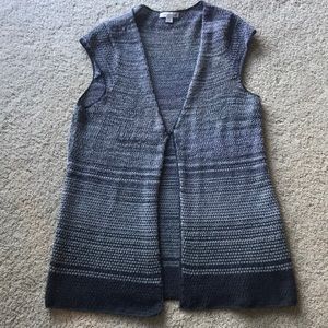 Coldwater Creek long sweater vest.